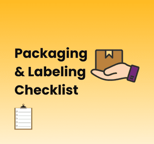 Packaging & Labelling Checklist