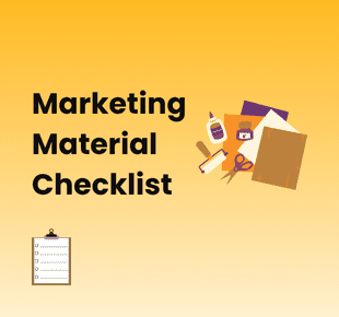 Marketing Material Checklist