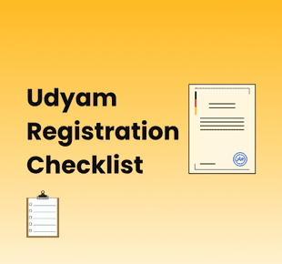 Udyam Registration Checklist